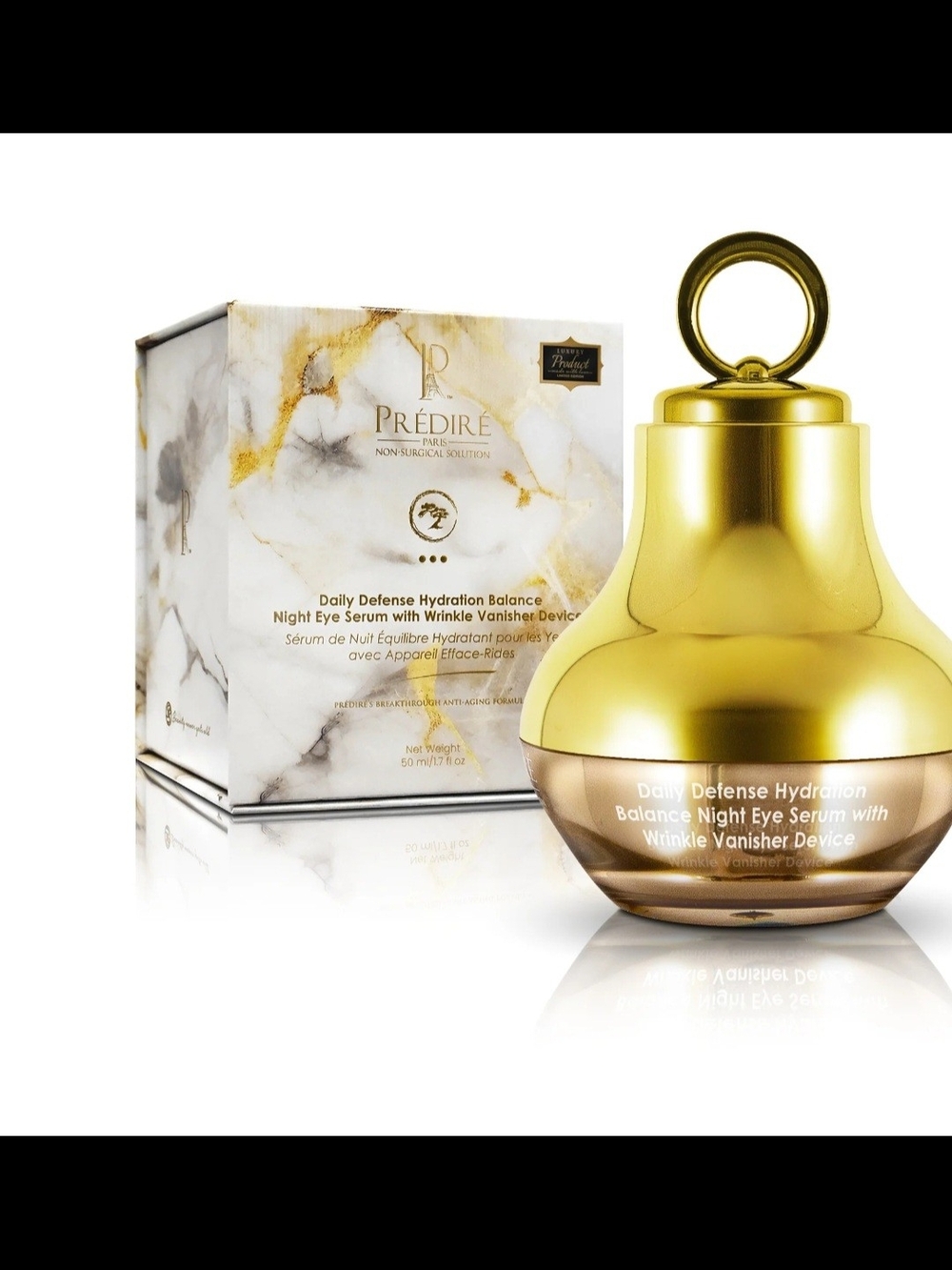 Prédire Daily Defense Hydration Balance Night Eye Serum - Gold